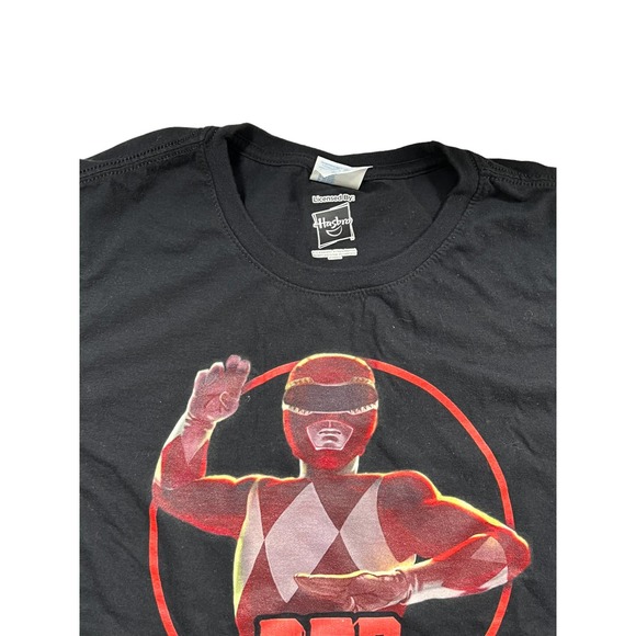 Red Ranger Power Rangers T-Shirt Fitted Women's Medium - Picture 2 of 4